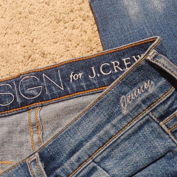 GOLDSIGN for J CREW Distressed Jenny Jeans - Picture 4 of 7